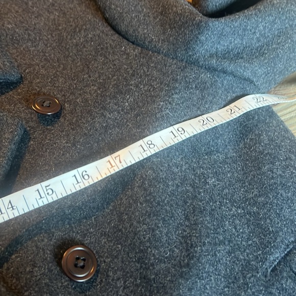 J Crew NWT Melton Wool Italy Oversized Pea Coat 10T - Picture 9 of 9
